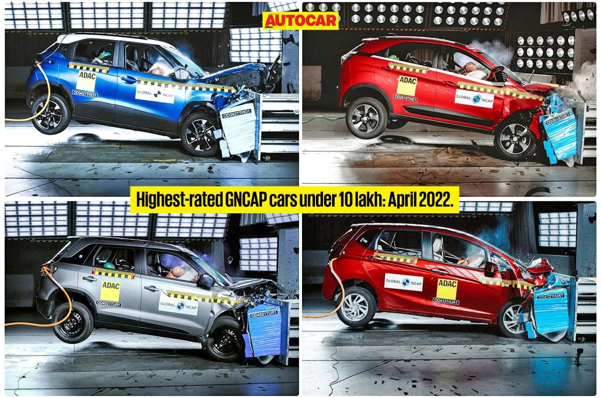 Safest cars under 10 lakh in India